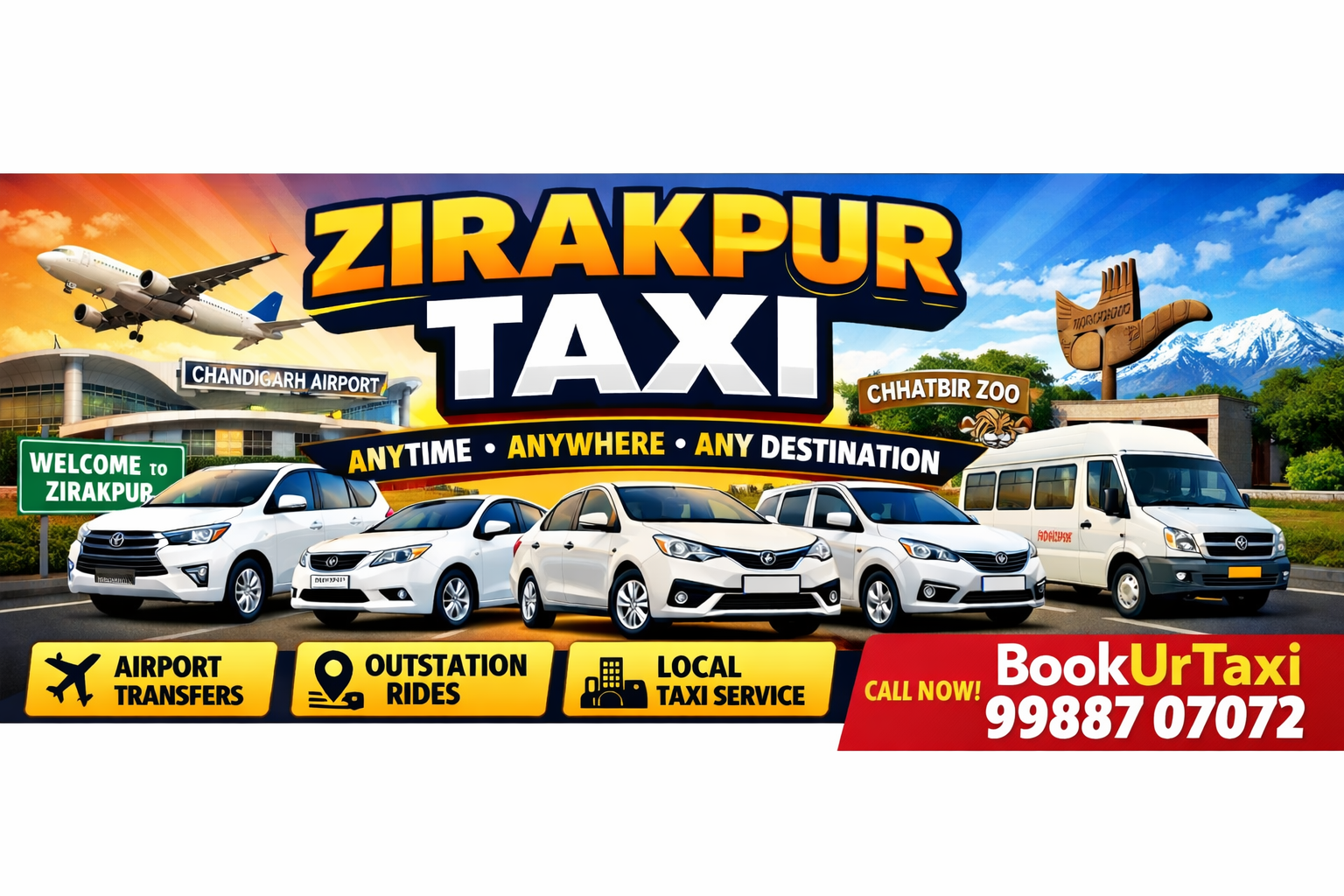 Taxi Services in Zirakpur