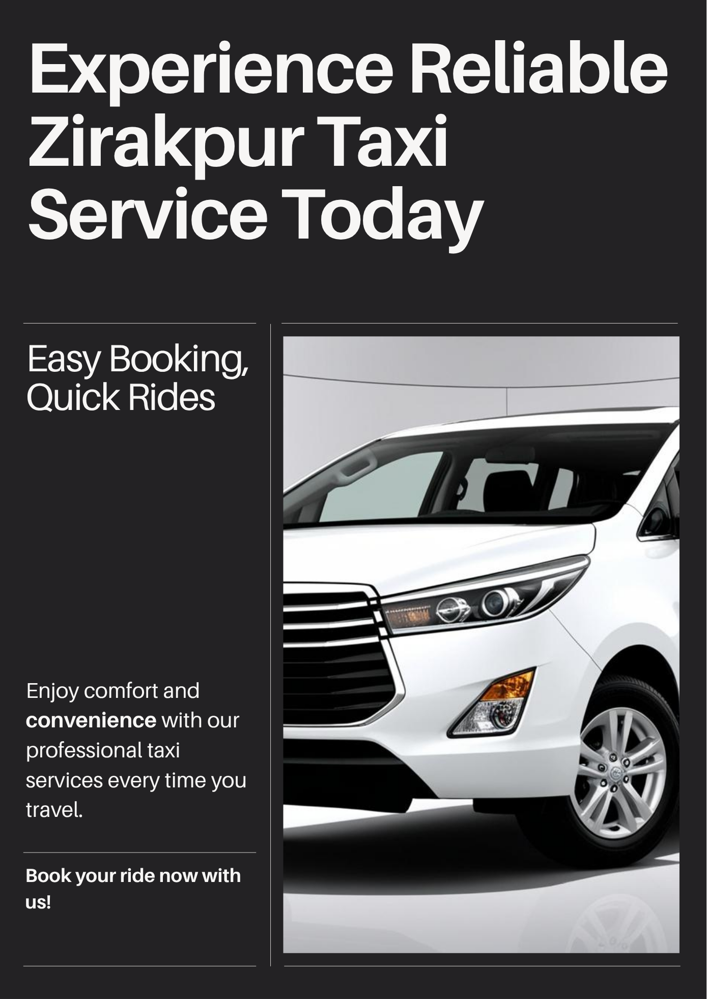 Taxi Services in Zirakpur