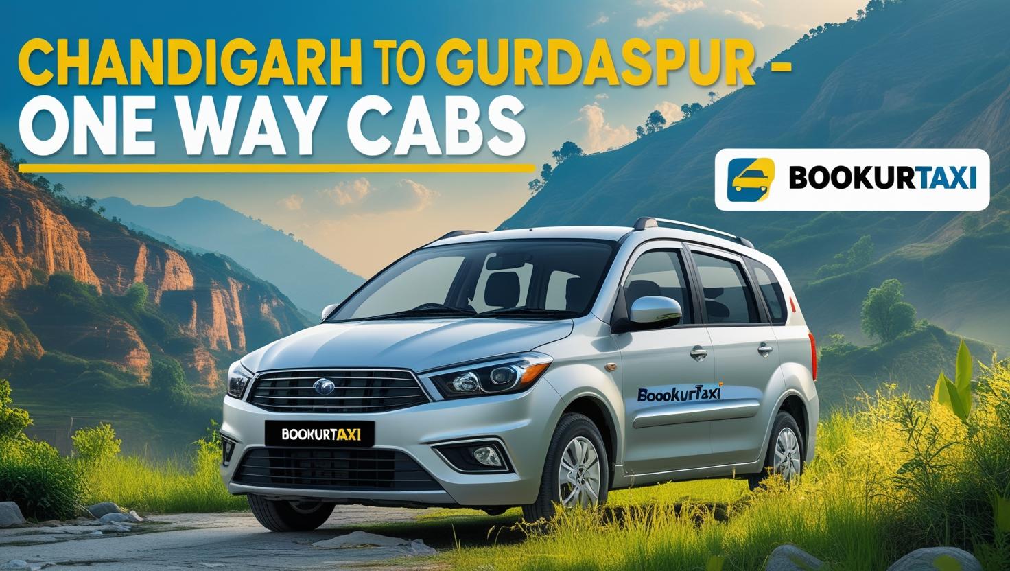 Chandigarh to Gurdaspur One Way Taxi Service