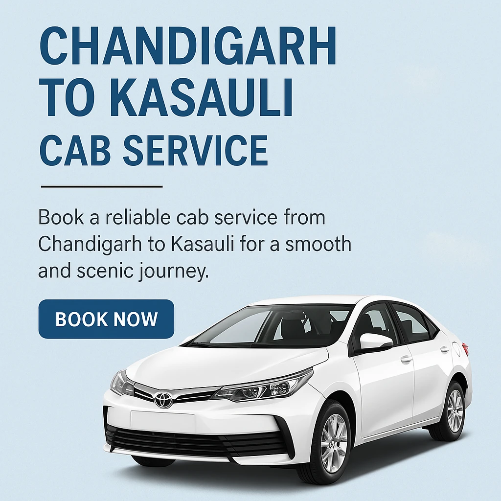 Chandigarh to Kasauli Taxi service | BookUrTaxi